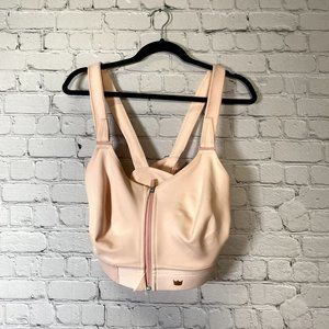 SheFit Pink Patterned Bra Size 4 Luxe